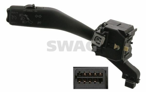 swag signal lever assembly for caddy and golf, black plastic signal lever close-up SWAG Signal Lever 30938514 - Long & Short Version for Caddy, Golf V, VI, Tiguan, Toledo, Octavia, Jetta | Black Plastic SWAG Signal Lever for Caddy, Golf V, VI, Tiguan swag, signal-lever, caddy, golf-v, golf-vi, tiguan, car-parts, mechanic-tools, car-owners, ai-generated