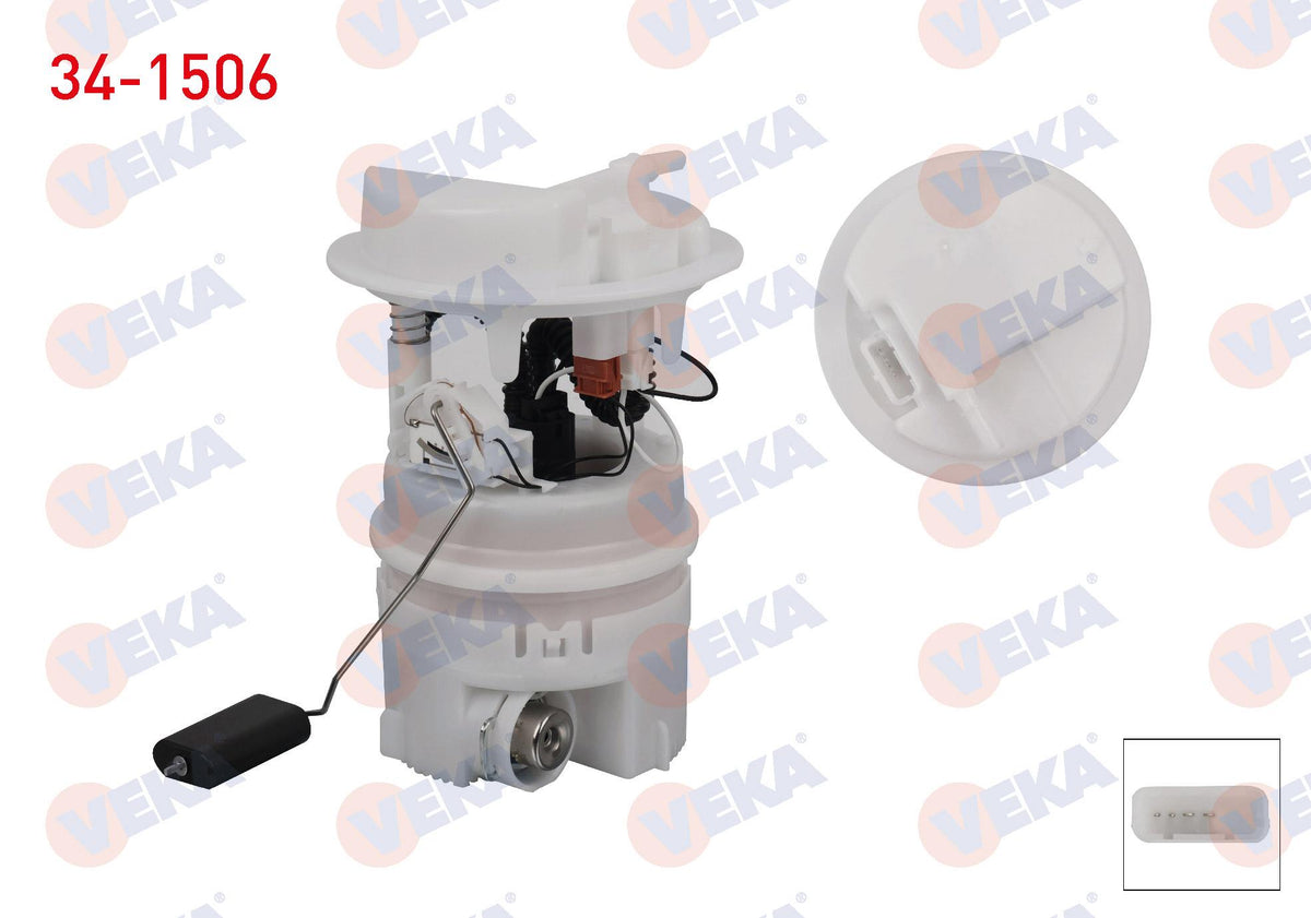 Veka 34-1506 Fuel Tank Level Float 3 Bar Citroen Jumpy 1.6-2.0 1995-2006 / Peugeot 307 1.4-1.6-2.0 2002-2008