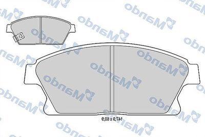 Mando MBF015334 Front Brake Pad 16 Inch Astra J Cruze Zafira C Mokka — Brake Pads