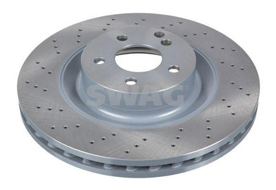 SWAG 10926406 Brake Disc Front Mercedes S-Class W221 C216 — Brake Rotors & Drums