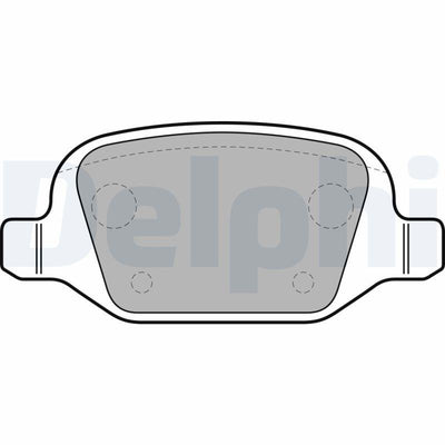 Delphi LP1685 Brake Pad Rear Alfa Romeo 147 156 GT Fiat Linea Lancia Lybra — Brake Pads