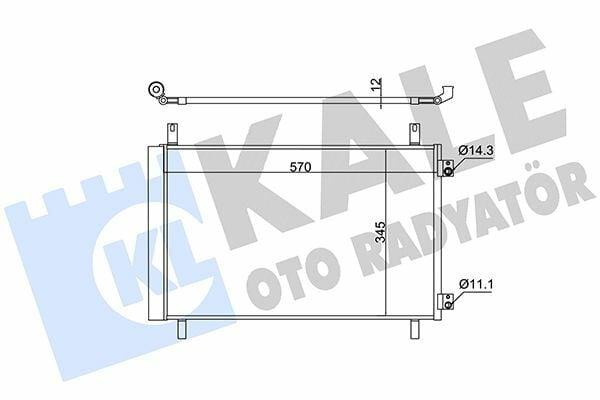 Kale Radiator 382565 - Climate Radiator for Citroen, Mokka, Corsa — Radiators & Fans