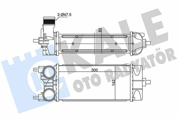 KALE Turbo Radiator for Ecosport, KALE Intercooler specifications KALE Turbo Radiator Intercooler - High Performance for Ecosport 1.5Tdci | 300 mm Length KALE Turbo Radiator Intercooler for Ecosport 1.5Tdci car-parts, turbo-radiator, intercooler, ecosport, performance-parts, mechanics, car-owners, aluminum-cooling, engine-parts, ai-generated