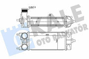 KALE Turbo Radiator for Ecosport, KALE Intercooler specifications KALE Turbo Radiator Intercooler - High Performance for Ecosport 1.5Tdci | 300 mm Length KALE Turbo Radiator Intercooler for Ecosport 1.5Tdci car-parts, turbo-radiator, intercooler, ecosport, performance-parts, mechanics, car-owners, aluminum-cooling, engine-parts, ai-generated