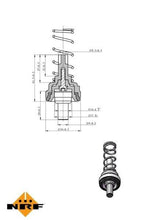 NRF 725204 Thermostat Repair Kit for VW Golf V, Jetta, and Passat 1.6 FSI — Water Pump & Thermostat