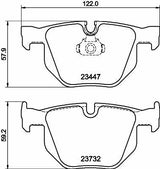 HELLA Pagid BMW X5 X6 Rear Brake Pad Set — Brake Pads