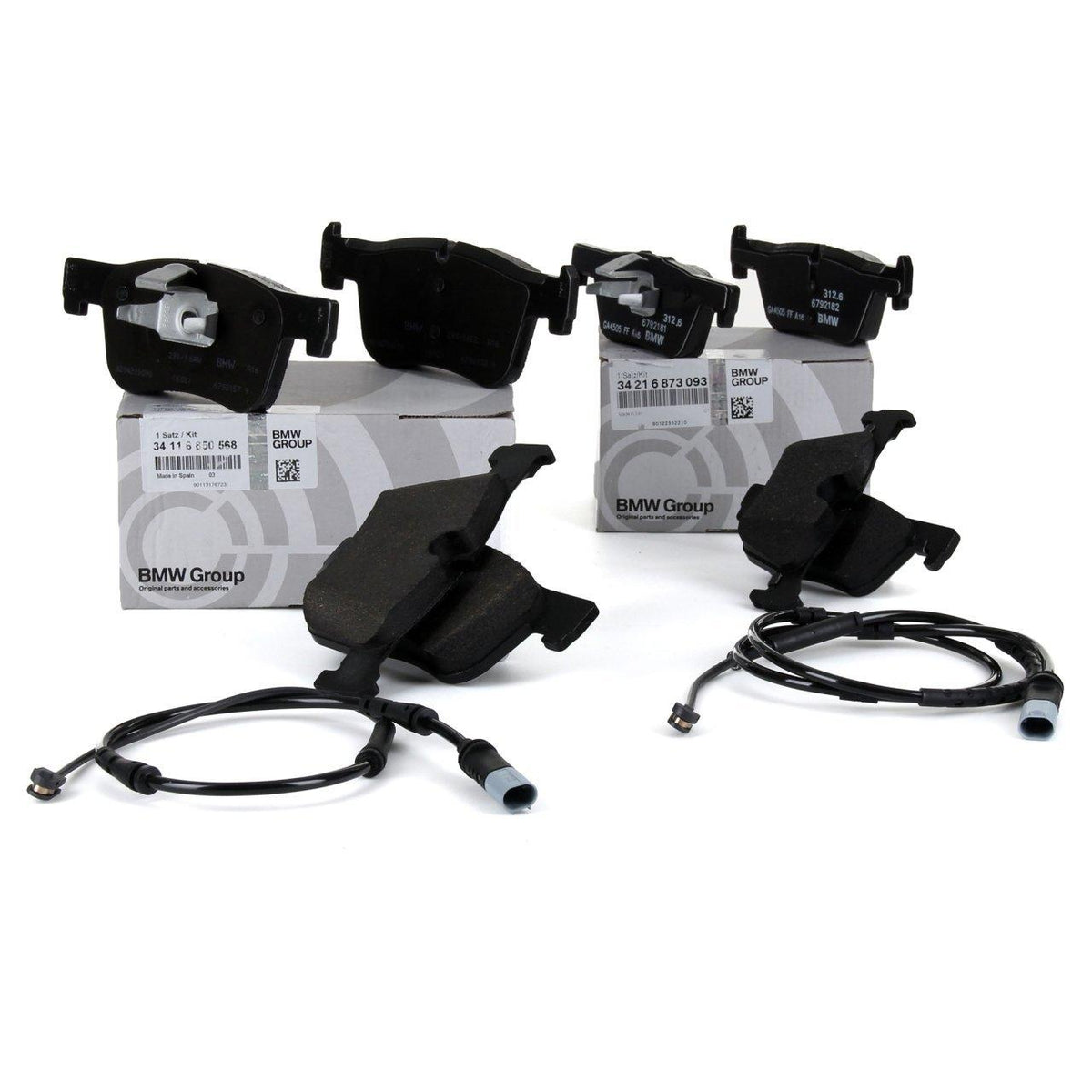 Bmw F30 Body 320d Front Ve Rear Brake Pad Set Genuine — Auto Parts Hall, Brake Pads
