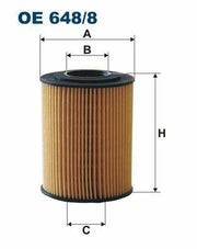 filtron oe648-8 oil filter, oil filter dimensions, engine protection oil filter FILTRON OE648-8 Oil Filter - High-Quality Engine Protection for Car Owners and Mechanics | Size: 3.62 x 2.80 x 1.22 in FILTRON OE648-8 Oil Filter - Compatible with Astra 1998+ oil-filter, filtron, engine-protection, car-maintenance, mechanics, automotive, replacement-parts, engine-filter, audi, car-owners
