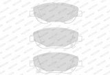 FERODO FDB4824 Front Brake Pads - Performance for Toyota Avensis Verso