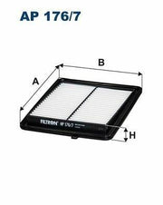 filtron ap176-7 air filter, air filter dimensions for 18 jimny suv, high-quality air filter by filtron FILTRON Air Filter AP176-7 - Fit for 18 Jimny SUV | Dimensions: 10.63 in x 8.43 in x 1.20 in FILTRON Air Filter AP176-7 for 18 Jimny SUV filtron, air-filter, car-accessories, engine-performance, 18-jimny-suv, automotive-parts, vehicle-maintenance, car-owners, high-quality, ai-generated