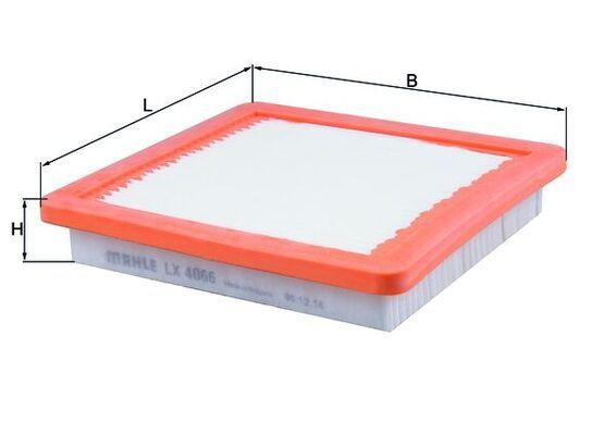 Mahle LX4066 Air Filter Clio 3 Modus 1.2-1.6 Micra 1.5 dCi Note (E12) — Air & Cabin Filters