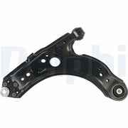 delphi tc787 swing arm right side view, delphi tc787 compatible vehicles overview, delphi tc787 technical specifications DELPHI TC787 Swing Arm Right - Durable Steel Construction for Volkswagen Golf 4, Bora, Audi A3 | 18.3 in Length DELPHI TC787 Swing Arm Right - Compatible with Golf and A3 delphi, swing-arm, right-side, golf-4, bora, audi-a3, suspension-parts, car-repair, mechanics, ai-generated