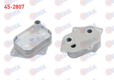Veka 45-2807 Oil Cooler Single Mercedes (W168) 1998-2004 / Vaneo 414 2002-2005 / Om668 — Oil System