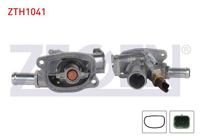 Zegen ZTH1041 Thermostat Complete with Switch 80 C Fiat Egea 1.4 16V 2015-/ 500L 1.4 2012-/ 500X 1.4 2014-/ Punto 1.4 2012-/ Jeep Renegade 1.4 2014