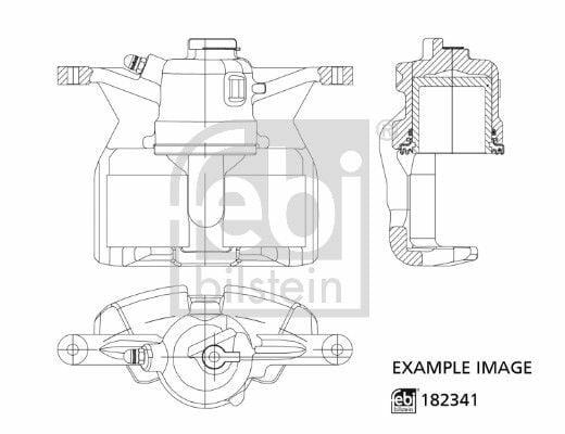 FEBI Brake Caliper Front Right for 14 Polo, Ibiza and 3 more models — Brake Calipers
