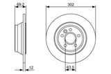 BOSCH 0986479396 Disc Brake Rotor - 2 Pack for Volvo and Other Models — Brake Rotors & Drums