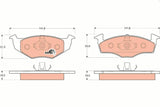 TRW GDB1218 Front Brake Pads - Golf III, Cordoba and 2 more models
