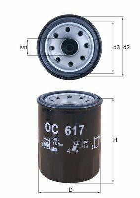 mahle oc617 oil filter, oil filter for accord civic 323 626 MAHLE OC617 Oil Filter - Precision Fit for Accord, Civic, 323, 626 | 2.5 in, 3.4 in MAHLE OC617 Oil Filter | Accord Civic 323 626 oil-filter, mahle, automotive, engine-maintenance, replacement-parts, car-owners, mechanics, screw-on-filter, performance-parts, ai-generated