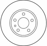TRW DF1739 Disc Brake - Performance for 1998-2006 Models — Brake Rotors & Drums