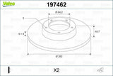 VALEO Disc Rear 09-Accord 2.0i-2.2D 16V - Brake Disc — Brake Rotors & Drums