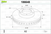valeo-186648-brake-disk-front, ventilated-brake-disk-256mm VALEO 186648 Front Brake Disk for Santamo, Joıce, Sportage, Galant | 256 mm Diameter VALEO 186648 Brake Disk for Santamo | 256 mm valeo, brake-disk, santamo, joice, sportage, galant, car-parts, braking-system, auto-accessories, ai-generated