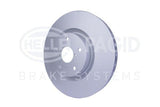 HELLA Pagid Brake Disc 8DD355117-861 - Performance for Subaru Impreza — Brake Rotors & Drums