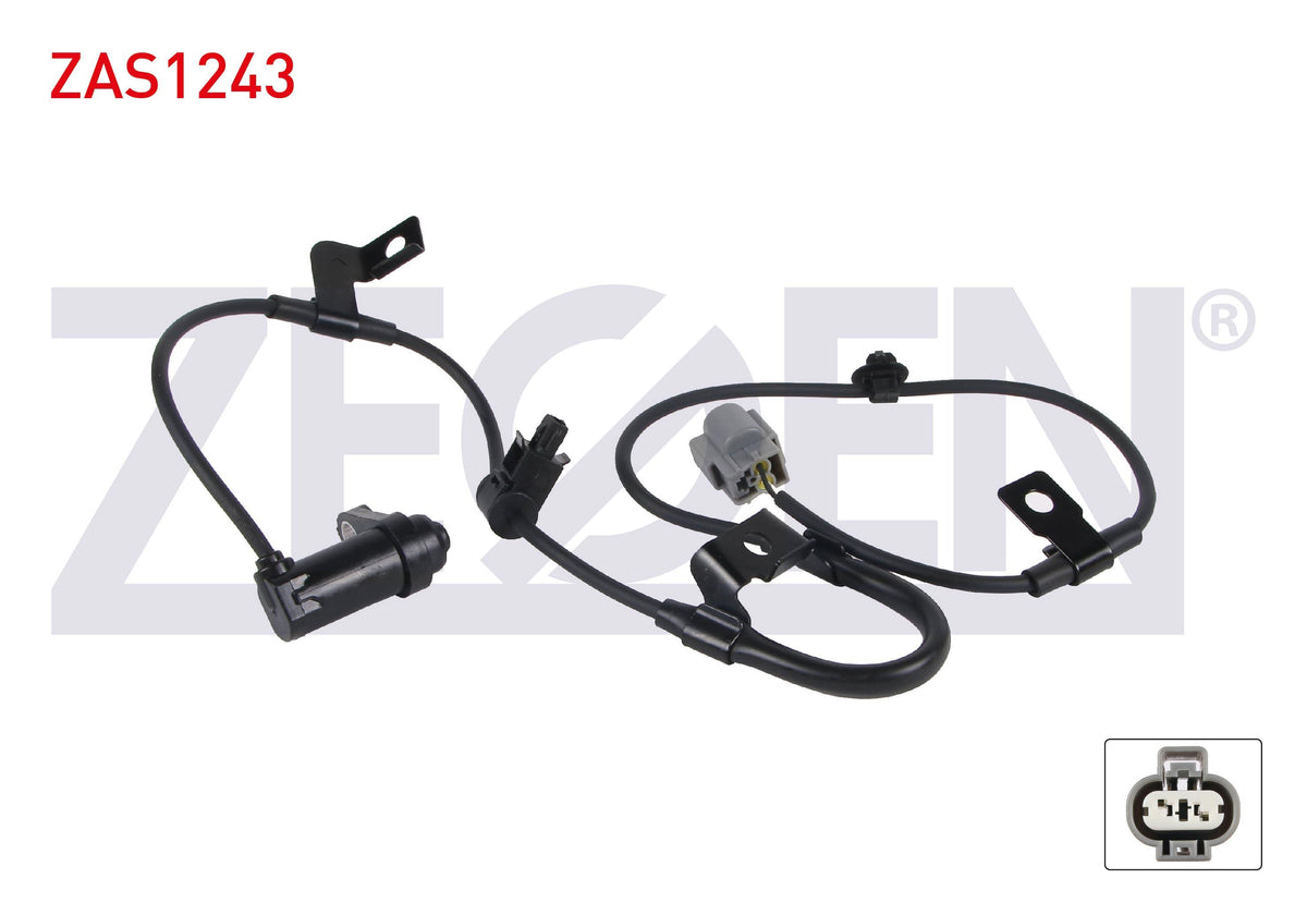 Zegen ZAS1243 ABS Sensor Rear Left Mitsubishi L200 Triton 2005-2015 (Pasıf) — Brake Sensors & ABS