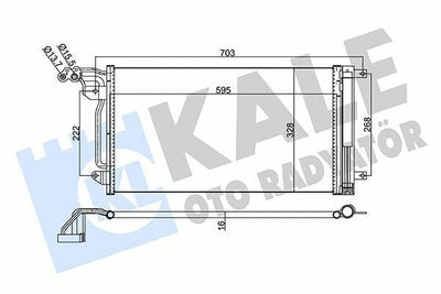 KALE AC Condenser - 10 Polo for 1.2L, 1.4L, 1.6L Vehicles — Condensers & Evaporators