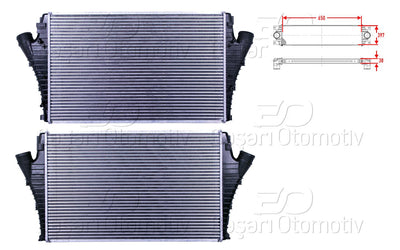Wisco 2113737-00 Turbo Radiator (Intercooler) 650X397x30 Opel Signum Vectra C 1.9 CDTi 04 > — Radiators & Fans