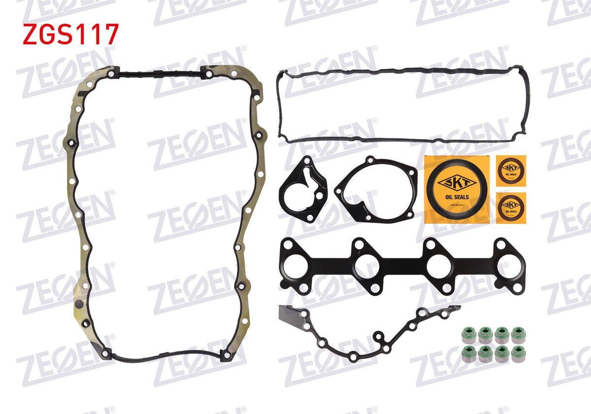 Zegen ZGS117 Motor Set Gasket with Seal (Skc None) Fluence-Clio-Megane 1.5 dCi — Gaskets & Seals