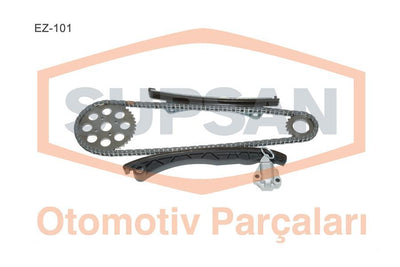 Supsan EZ-101 Camshaft Chain Set Fiorino Egea Doblo Punto Astra H Corsa C Tigra B Bipper Nemo 1.3 JTD/HDi 16V — Timing