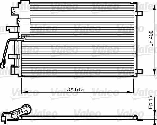 VALEO 814010 Air Conditioning Radiator (Condenser) for 07 Qashqai 2.0Dci — Radiators & Fans
