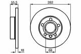 BOSCH Front Brake Disc - Compatible with Transporter T4 1.8-2.8 — Brake Rotors & Drums
