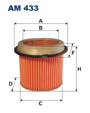 Filtron AM433 Air Filter Elantra Sonata Starex Santamo 91 95 92 98