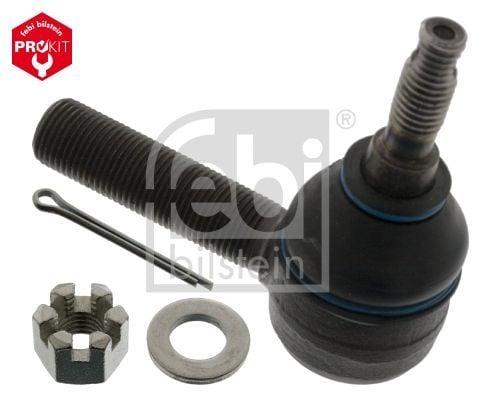 febi-14122-right-outer-tie-rod, febi-14122-in-package, febi-14122-on-vehicle FEBI 14122 Right Outer Tie Rod - Long Tie Rod Head for Land Rover Owners & Vehicle Mechanics | 21.0 in FEBI 14122 Right Outer Tie Rod for Land Rover Discovery febi, tie-rod, land-rover, discovery, vehicle-parts, steering-parts, auto-repair, mechanics, replacement-parts, ai-generated