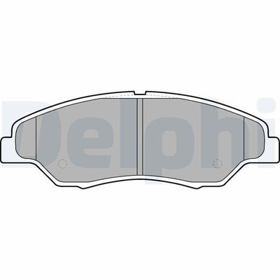 Delphi LP1634 Brake Pad Front 99-04 Sportage 2.0i Sportage 2.0I 16V 00 — Brake Pads