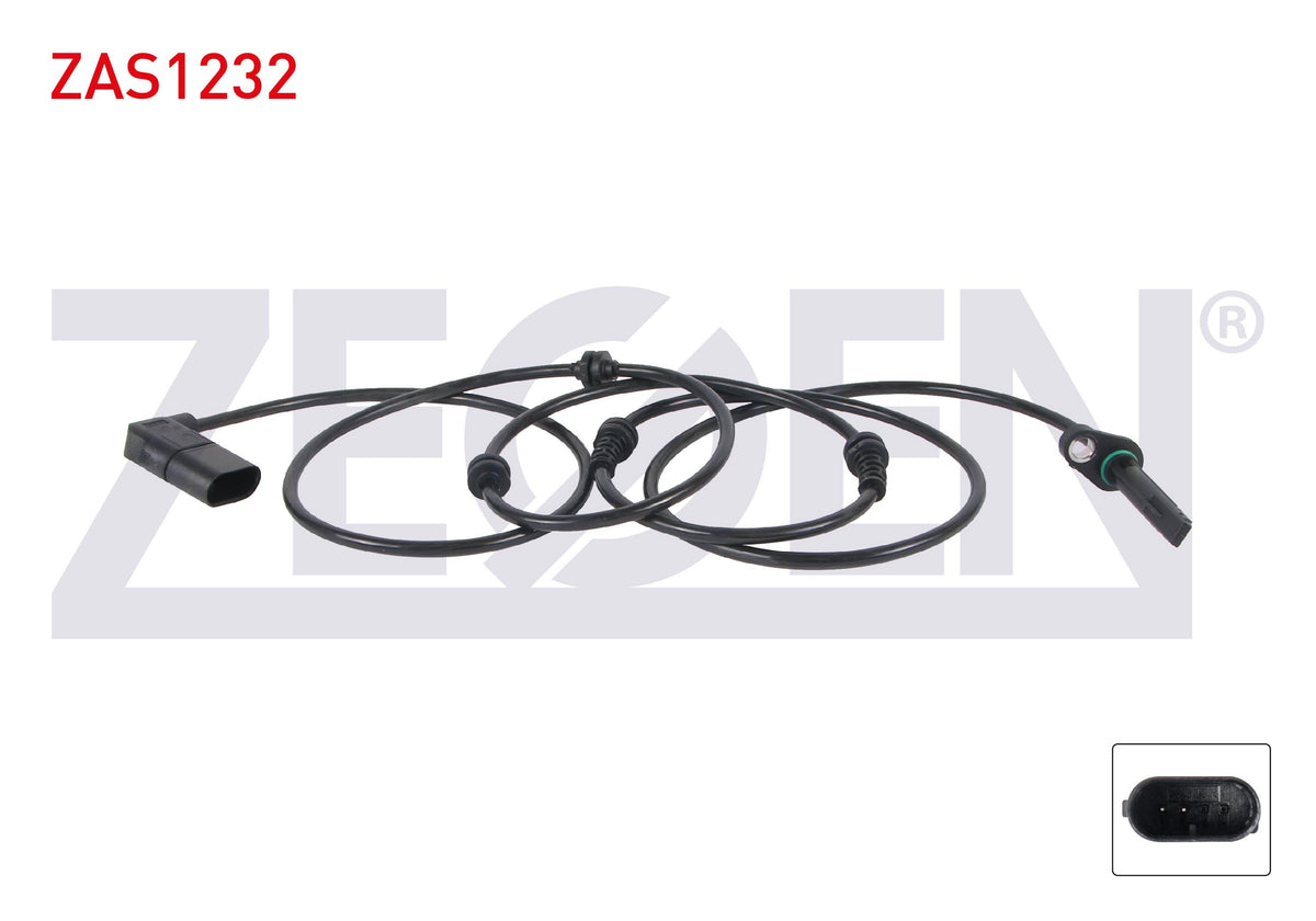 Zegen ZAS1232 ABS Sensor Front Right Mercedes Glc (X253 C253) 15-23 / Eqc 19-23 — Brake Sensors & ABS