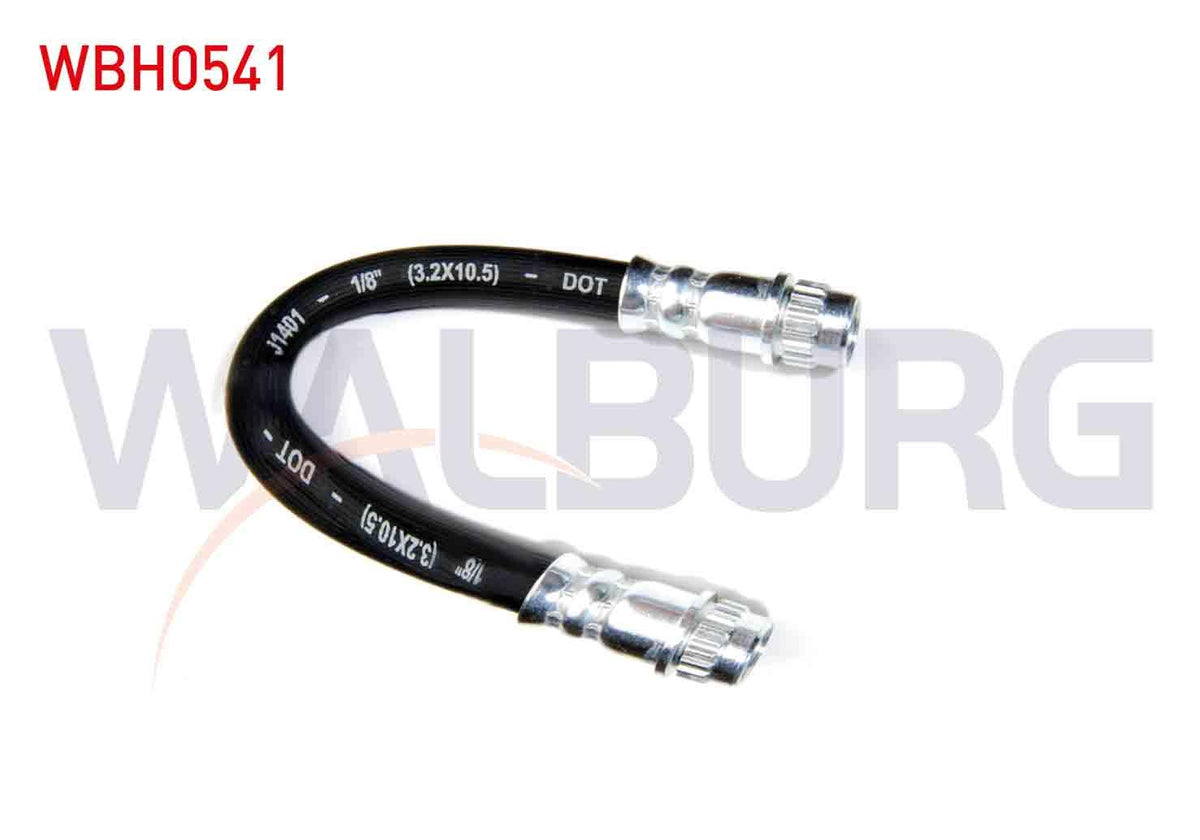 WALBURG WBH0541 Brake Hose Rear Left-Right 120mm Two Pipe Renault Megane III (Bz0) 2008-2015 — Brake Hydraulics