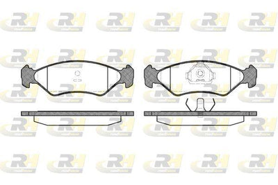 ROADHOUSE 2285.10 Brake Pad Fiesta III Gfj 03 89-12 95 — Brake Pads