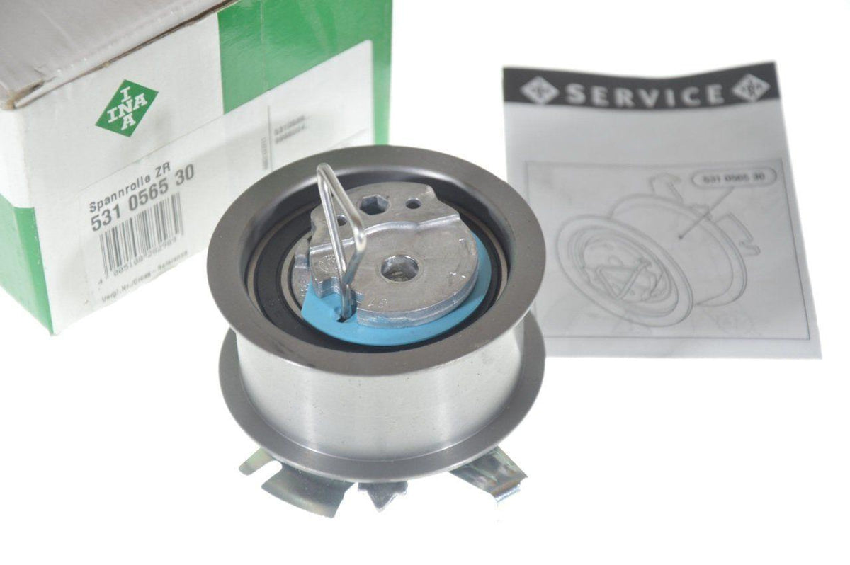 INA 531056530 Timing Belt Tensioner Ball Bearing VW Transporter T5 Caddy 1.9 TDI 04-11 — Pulleys & Tensioners
