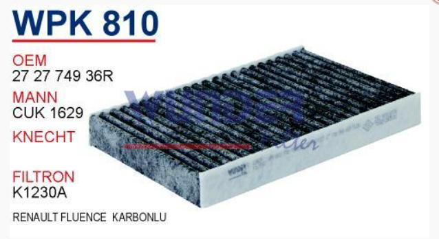 Renault Fluence All Models Cabin Air Filter with Carbon — Auto Parts Hall, Air & Cabin Filters