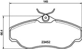 HELLA Pagid Brake Pads - Front for Land Rover Range Rover Discovery II V8/TDI