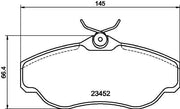 hella pagid brake pads front for land rover range rover, technical specifications for hella pagid brake pads HELLA PAGID Brake Pads - Front for Land Rover Range Rover Discovery II V8/TDI | 145 mm Width HELLA PAGID Brake Pads for Land Rover Range Rover hella-pagid, brake-pads, land-rover, range-rover, discovery-ii, car-maintenance, auto-parts, mechanics, car-owners, ai-generated