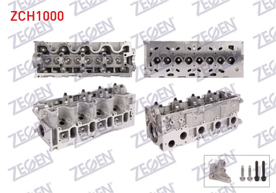 Zegen ZCH1000 Cylinder Head Fiat Doblo (119,223) 1.9 JTD 2001-2010 / Fiat Marea (185) 1.9 JTD 1996-20 — Cylinder Head & Block