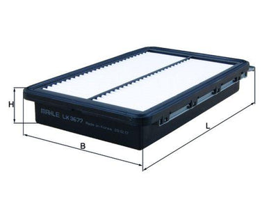 Mahle LX3677 Air Filter Tucson/Sportage 1.6 GDI 1.6 T-GDI 2.0 Diesel 2015- — Air & Cabin Filters