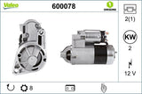 VALEO Starter Motor - Kia Carnival 2.5 Compatible — Starting & Charging