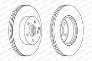 ferodo ddf1690 disk brake, ventilated brake disk for 07-c-series FERODO DDF1690 Disk Brake - Ventilated Type for 07-C-Series 180-200 | 1 Unit FERODO DDF1690 Disk Brake for 07-C-Series 180-200 ferodo, disk-brake, 07-c-series, vehicle-parts, mechanic-tools, ventilated-brake, brake-systems, automotive, ai-generated, auto-parts