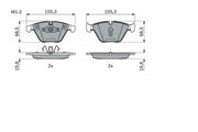 bosch front brake pad set for bmw e90, bosch 0986494354 brake pads technical specs BOSCH 0986494354 Front Brake Pad Set for BMW 3 Series E90/E93 - Durable and Reliable | 19.8mm Thickness BOSCH 0986494354 Front Brake Pad Set bosch, brake-pads, car-parts, bmw-e90, auto-repair, mechanics, front-brake-pad-set, low-metallic, braking-system, ai-generated