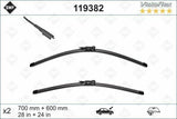 SWF 119382 Windshield Wiper Blade Set - 70 & 60 cm — Wipers