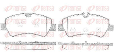 REMSA 1521.00 Brake Pad Transit Tourneo Custom 12 — Brake Pads